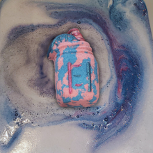 Cotton Candy Mason Jar Goats Milk Bath Bomb