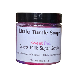 Sweet Pea Goats Milk Sugar Scrub
