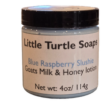 Blue Raspberry Slushie Goats Milk & Honey Lotion