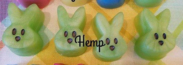 Peep Hemp Bunny Soap